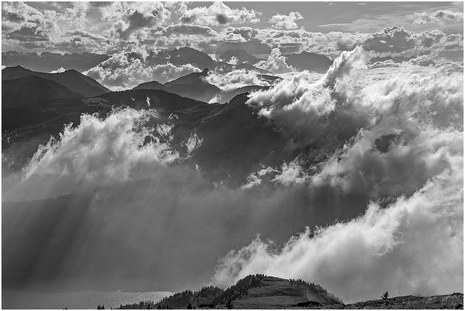 Clouds in Austrian Mountains 