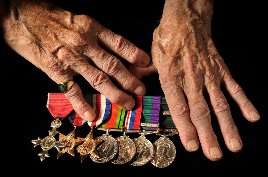 Vetran's Hands, The Late Major RJR Whistler MBE 