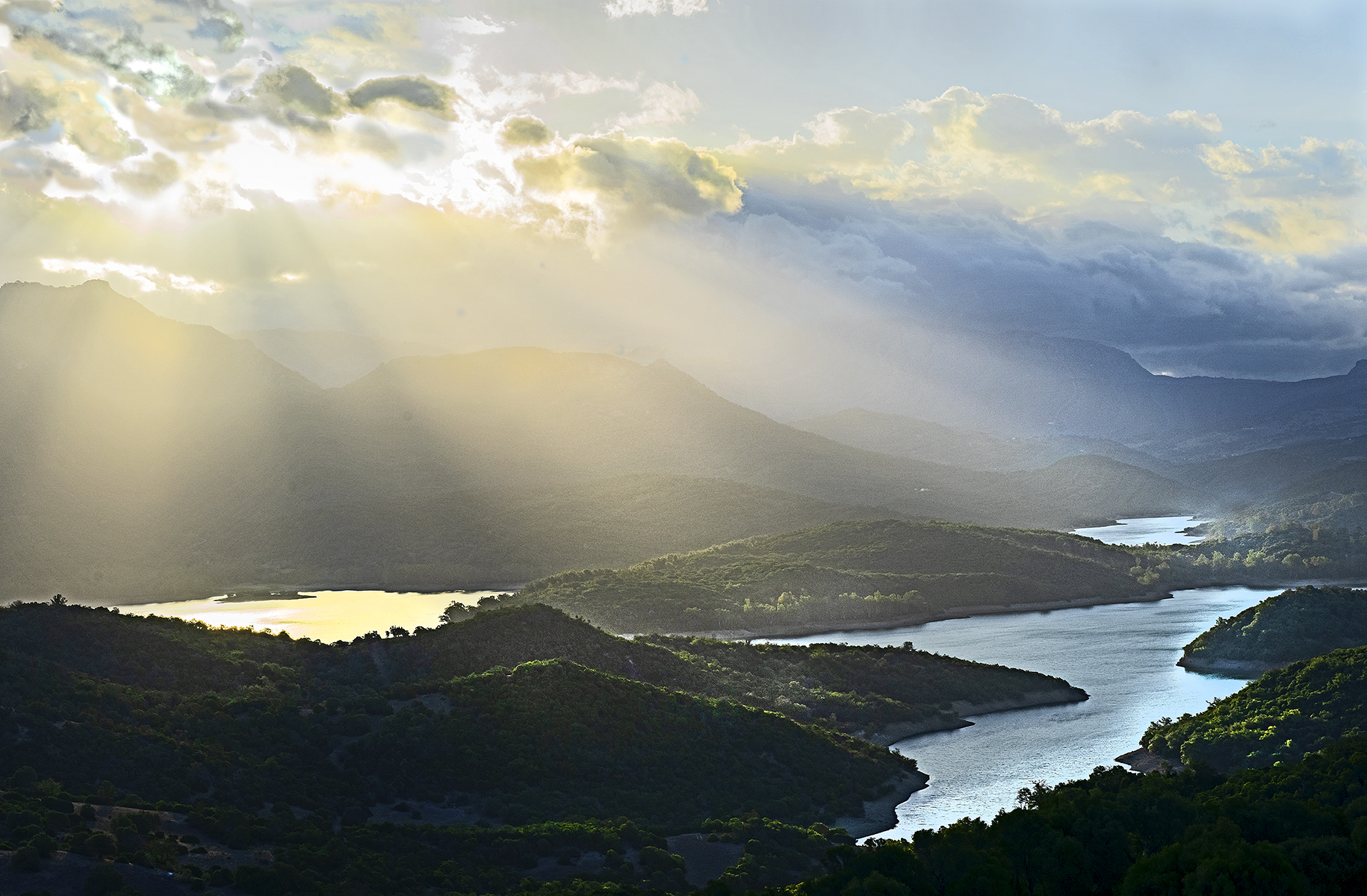 Dawn mist Spain Sep 2021 